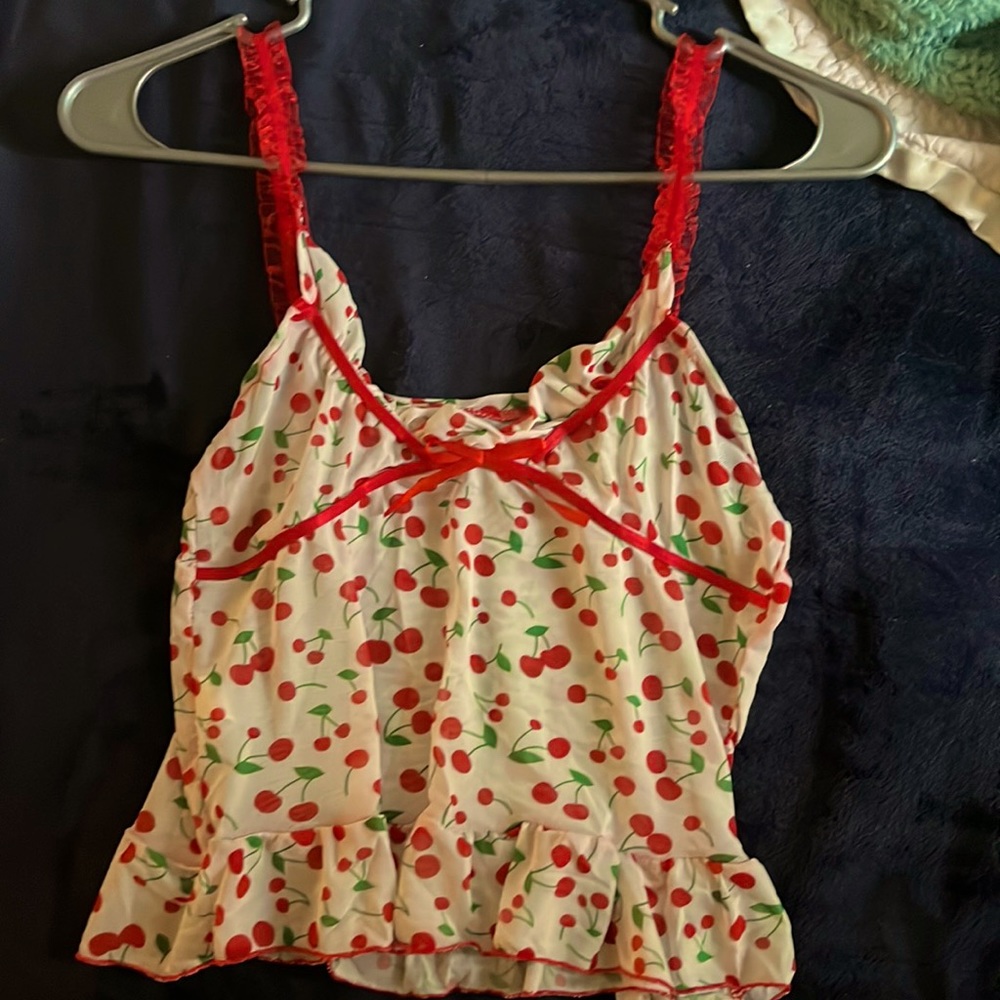 Cherry crop top